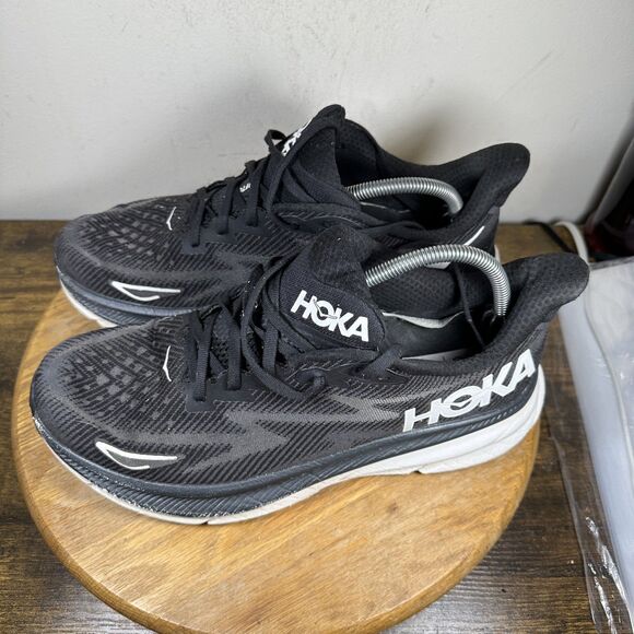 Hoka One One Clifton 9 Shoes Mens Size 11.5 D Cushioned 1127895 BWHT main image 6
